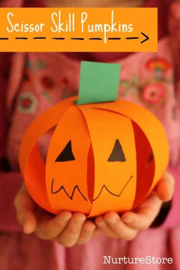 15 Cute and Easy Halloween Pumpkin Crafts for Kids (Part 1) - Pumpkin Crafts for Kids, Not Scary Halloween Crafts for Kids, Halloween Pumpkin Crafts for Kids, Halloween Crafts for Kids