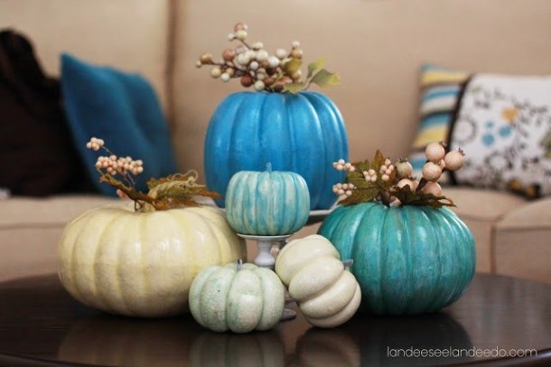 16 Amazing Pumpkin Painting Ideas - Pumpkin Painting Ideas, Pumpkin Ideas, No-Carve Pumpkin Decorating, No-Carve Pumpkin, DIY pumpkin