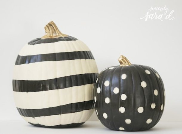 16 Amazing Pumpkin Painting Ideas - Pumpkin Painting Ideas, Pumpkin Ideas, No-Carve Pumpkin Decorating, No-Carve Pumpkin, DIY pumpkin