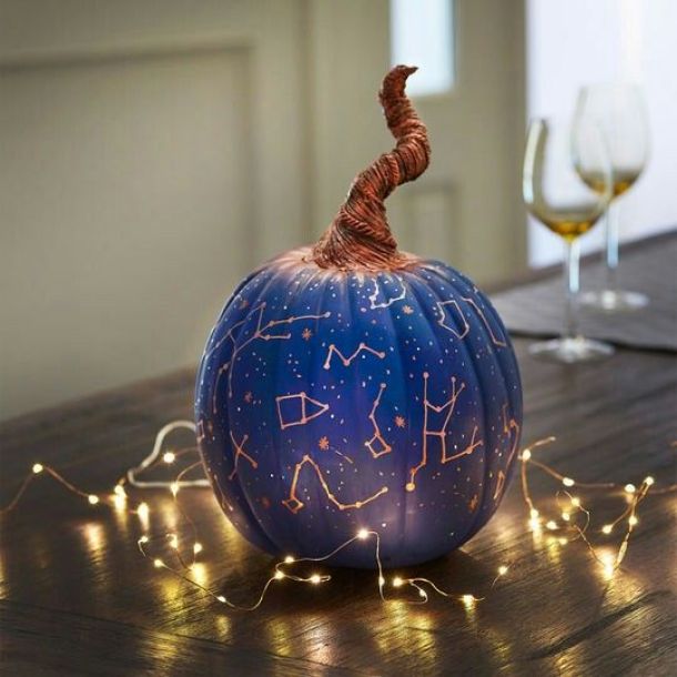 16 Amazing Pumpkin Painting Ideas - Pumpkin Painting Ideas, Pumpkin Ideas, No-Carve Pumpkin Decorating, No-Carve Pumpkin, DIY pumpkin