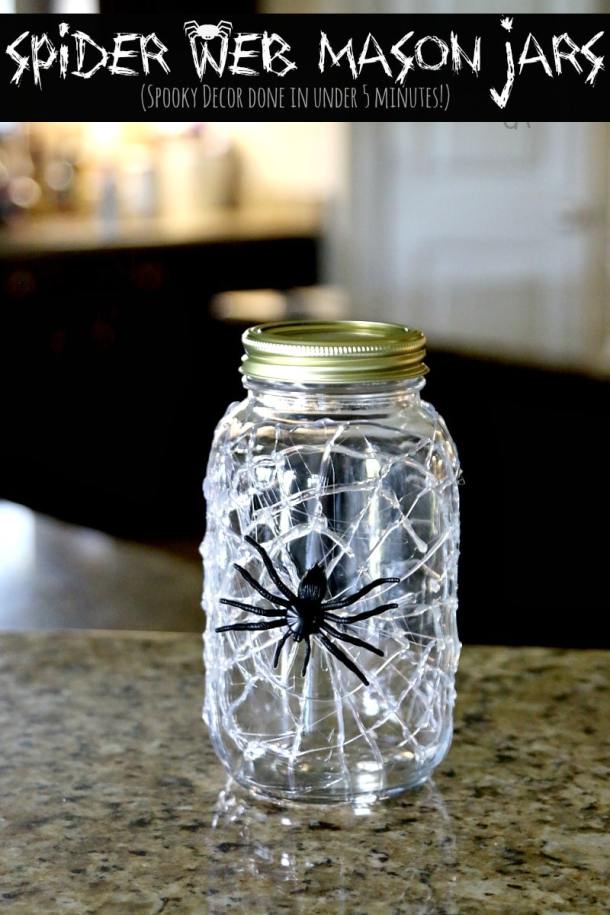 15 Cute DIY Halloween Mason Jars (Part 2) - Halloween Mason Jars, DIY Mason Jars, diy halloween mason jars, DIY Halloween Mason Jar