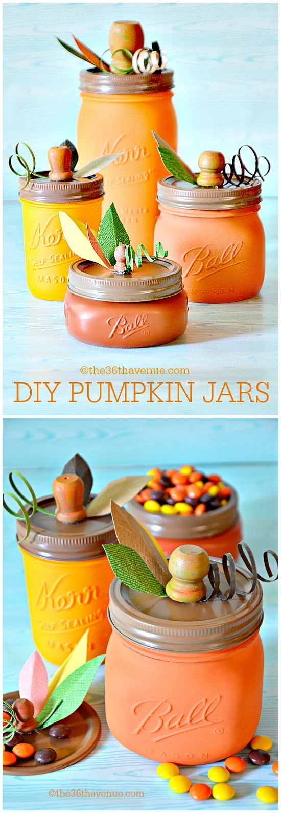 15 Cute DIY Halloween Mason Jars (Part 1) - mason jars, DIY Mason Jars, diy halloween mason jars, DIY Halloween Mason Jar