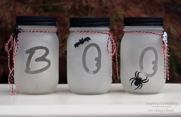 15 Cute DIY Halloween Mason Jars (Part 1) - mason jars, DIY Mason Jars, diy halloween mason jars, DIY Halloween Mason Jar