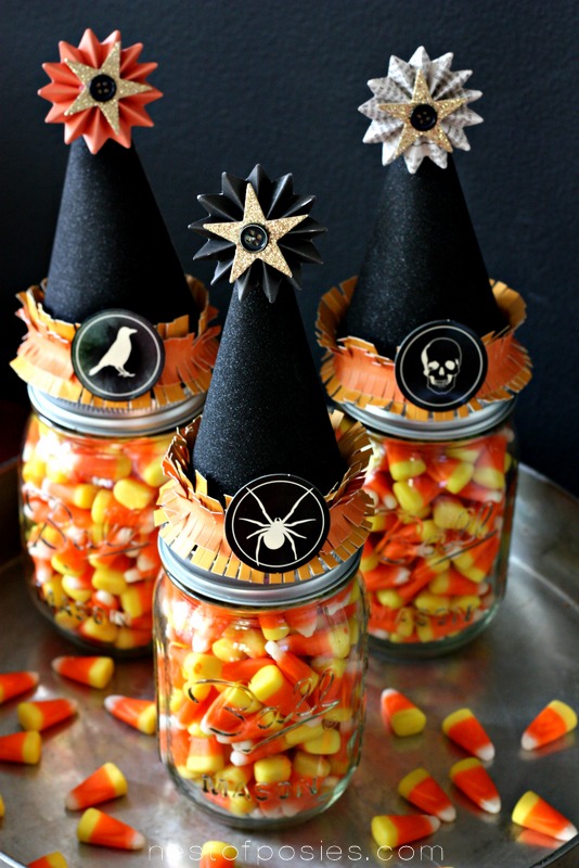 15 Cute DIY Halloween Mason Jars (Part 1) - mason jars, DIY Mason Jars, diy halloween mason jars, DIY Halloween Mason Jar