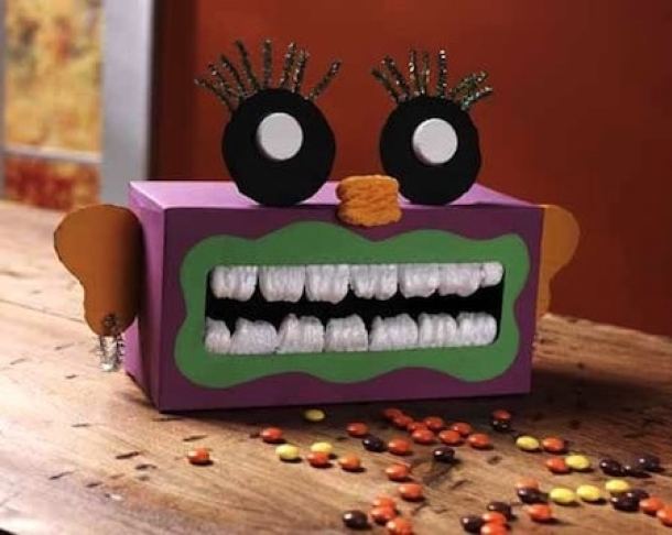 15 Not So Scary Monster Crafts For Kids (Part 2) - Monster Crafts For Kids, DIY Halloween Crafts, Crafts For Kids