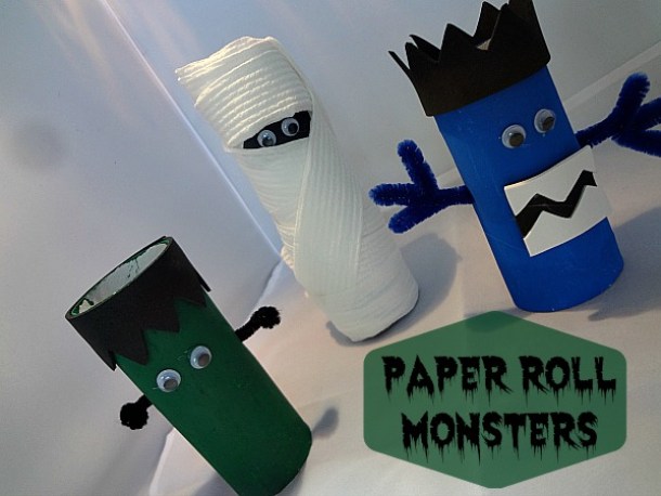 15 Not So Scary Monster Crafts For Kids (Part 1) - Monster Crafts For Kids, Monster Crafts, Halloween Crafts for Kids, halloween crafts, diy Halloween