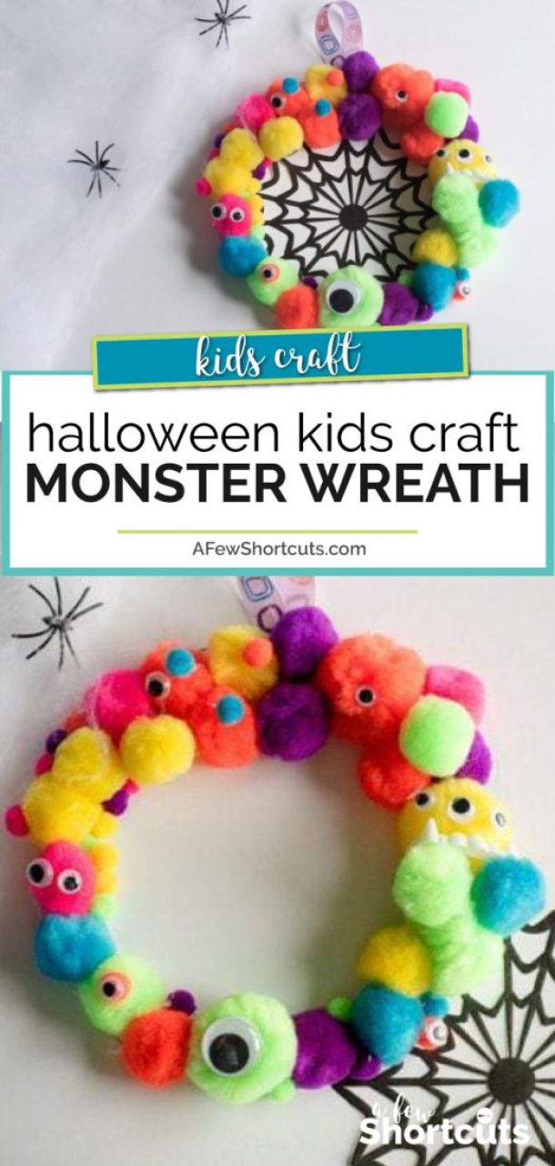 15 Not So Scary Monster Crafts For Kids (Part 1) - Monster Crafts For Kids, Monster Crafts, Halloween Crafts for Kids, halloween crafts, diy Halloween