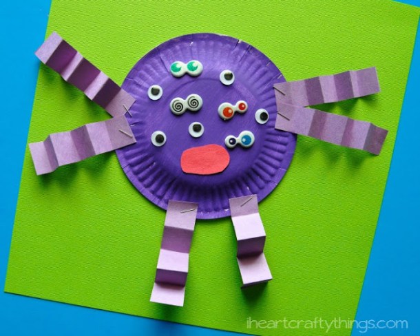 15 Not So Scary Monster Crafts For Kids (Part 1) - Monster Crafts For Kids, Monster Crafts, Halloween Crafts for Kids, halloween crafts, diy Halloween