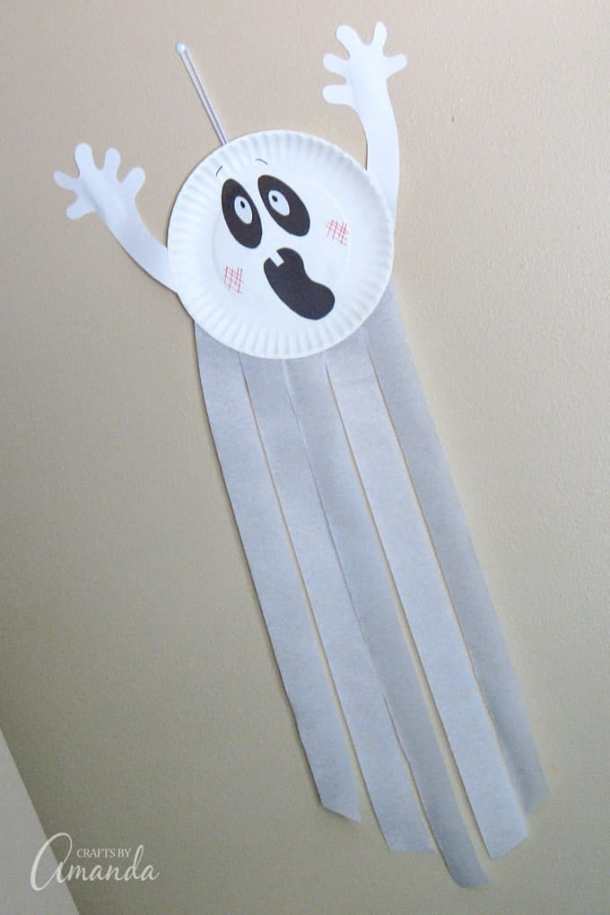15 Non-Spooky Halloween Ghost Crafts for Kids - Not Scary Halloween Crafts for Kids, Halloween Ghost Crafts for Kids, Halloween Crafts for Kids, Ghost Crafts for Kids