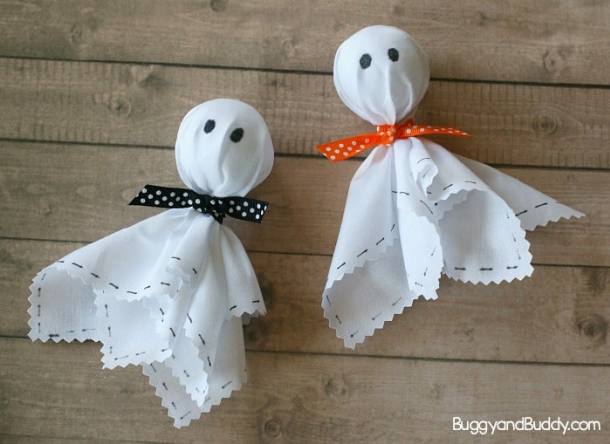 15 Non-Spooky Halloween Ghost Crafts for Kids - Not Scary Halloween Crafts for Kids, Halloween Ghost Crafts for Kids, Halloween Crafts for Kids, Ghost Crafts for Kids