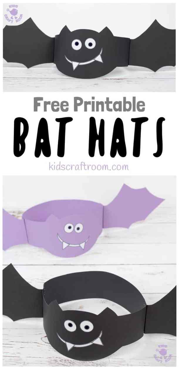 15 Easy Halloween Bat Crafts for Kids - Not Scary Halloween Crafts for Kids, Halloween Crafts for Kids, Halloween Bat Crafts for Kids