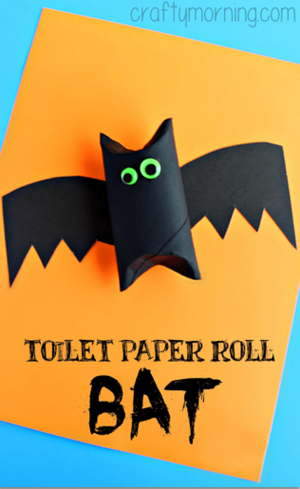 15 Easy Halloween Bat Crafts for Kids - Not Scary Halloween Crafts for Kids, Halloween Crafts for Kids, Halloween Bat Crafts for Kids