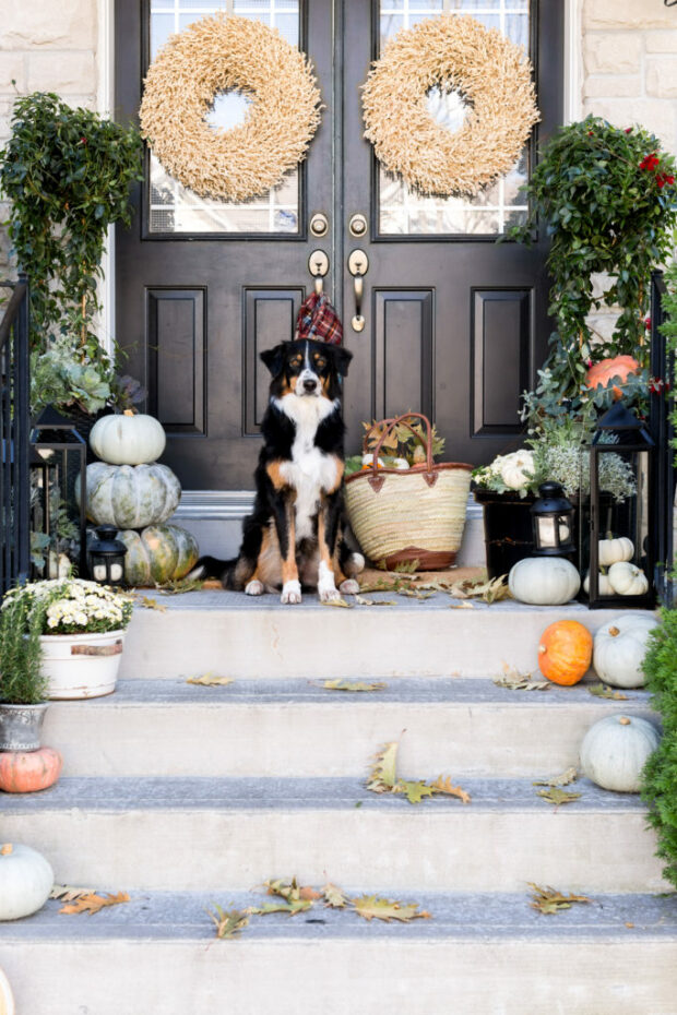 Front Porches that Have Us So Ready for Fall - Fall Porch Decorating Ideas, Fall Porch Decor Ideas, fall porch decor, Fall Porch, DIY Fall Porch