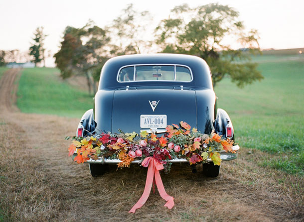 15 Romantic Ways To Incorporate Fall Leaves Into Your Wedding Decor - rustic wedding decoration, Incorporate Fall Leaves Into Your Wedding Decor, Fall Wedding Ideas