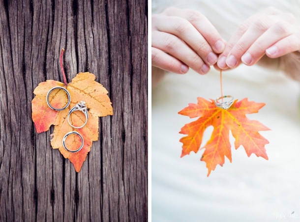15 Romantic Ways To Incorporate Fall Leaves Into Your Wedding Decor - rustic wedding decoration, Incorporate Fall Leaves Into Your Wedding Decor, Fall Wedding Ideas