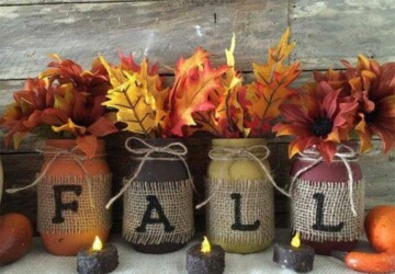 15 DIY Mason Jar Crafts For The Fall Season (Part 1) - fall DIY Mason Jar Crafts, DIY Mason Jar Crafts For The Fall Season, diy mason jar, DIY Fall Decorations, diy fall decor