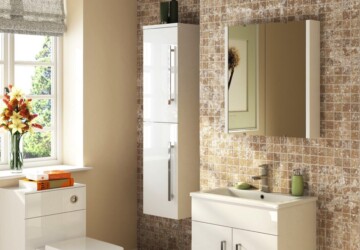 DIY Sliding Bathroom Cabinets Ideas - Storage, sliding, diy, cabinets, bathroom