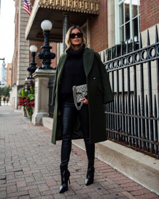 14 Leather-Pants Outfits That Are So Chic