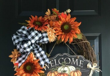 15 Farmhouse and Rustic DIY Thanksgiving Wreaths - DIY Thanksgiving Wreaths Ideas, DIY Thanksgiving Wreaths