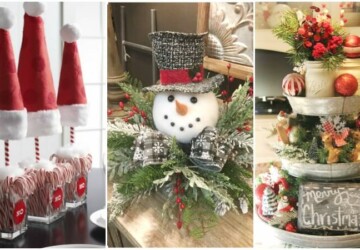 15 Best DIY Christmas Centerpieces (Part 3) - DIY Christmas Centerpieces, Diy Christmas, diy centerpiece, Christmas Centerpieces