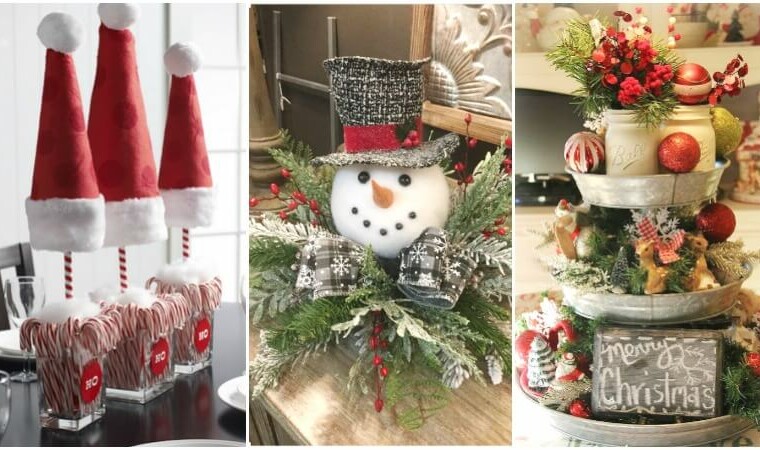 15 Best DIY Christmas Centerpieces (Part 3) - DIY Christmas Centerpieces, Diy Christmas, diy centerpiece, Christmas Centerpieces
