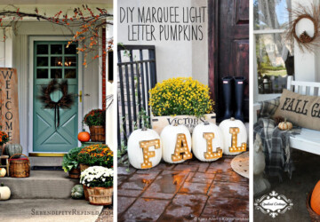 15 Cheap and Easy Fall Porch Decor Ideas (Part 1) - Fall Porch Decor Ideas, DIY Fall Porch Decor Ideas, DIY Fall Porch