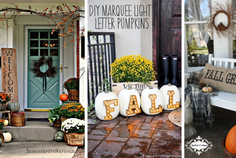 15 Cheap and Easy Fall Porch Decor Ideas (Part 1) 15 Cheap and Easy Fall Porch Decor Ideas (Part 1) - Fall Porch Decor Ideas, DIY Fall Porch Decor Ideas, DIY Fall Porch
