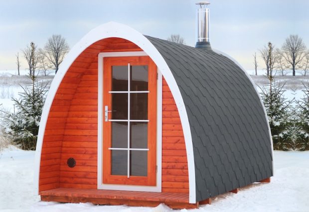 Winter is Coming! Introducing the Tiny House Igloo Up for Grabs! - tiny house, sauna, outdoors, igloo, Cabins