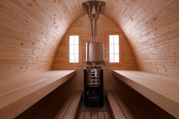 Winter is Coming! Introducing the Tiny House Igloo Up for Grabs! - tiny house, sauna, outdoors, igloo, Cabins