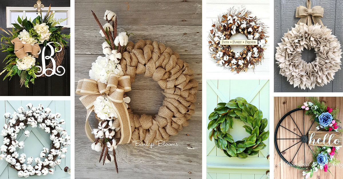 15 Great DIY Fall Farmhouse Wreaths