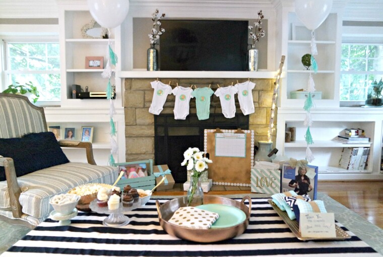 Hosting a Baby Shower at Your House (Without All the Stress) - home party, budget, baby shower, baby