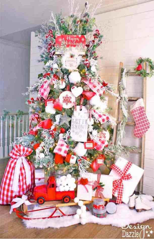 20 Stunning Christmas Tree Ideas 2019 (Part 4) - Diy Christmas tree, Christmas tree skirt, Christmas Tree Ideas, Christmas tree