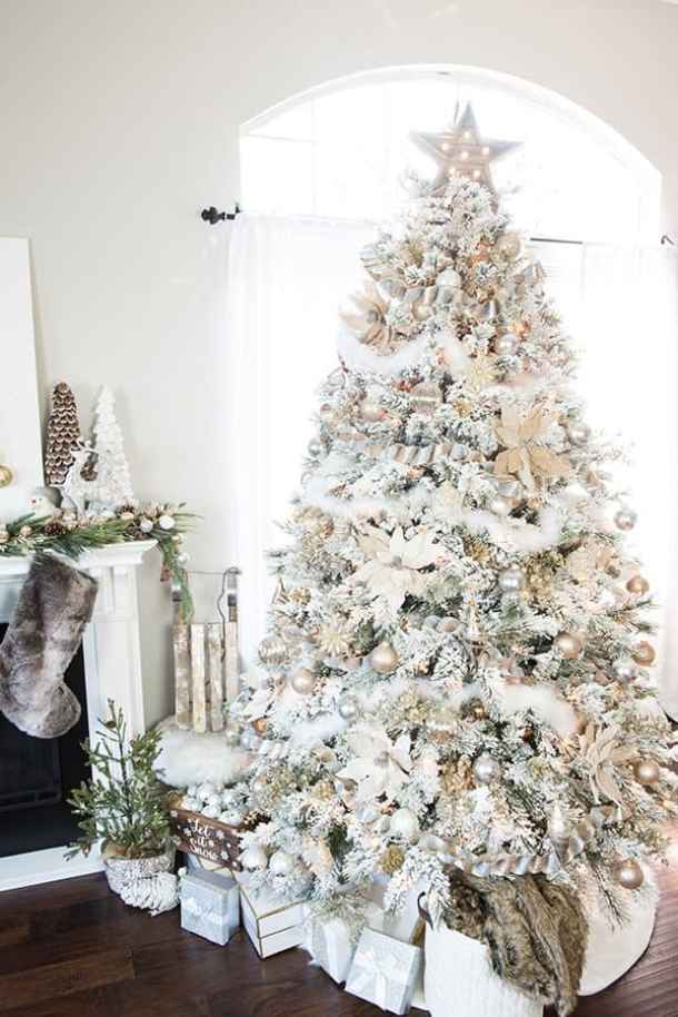 20 Stunning Christmas Tree Ideas 2019 (Part 4) - Diy Christmas tree, Christmas tree skirt, Christmas Tree Ideas, Christmas tree