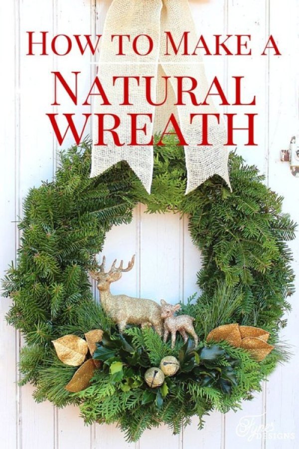 15 DIY Christmas Wreath Ideas (Part 1) - DIY Christmas Wreath Ideas, Diy Christmas Wreath, DIY Christma