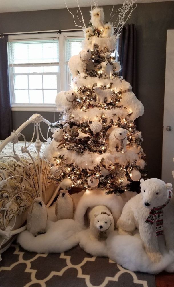 20 Stunning Christmas Tree Ideas 2019 (Part 3) - Farmhouse Christmas Trees, Diy Christmas tree, Christmas Tree Ideas, Christmas Tree Decorating Ideas