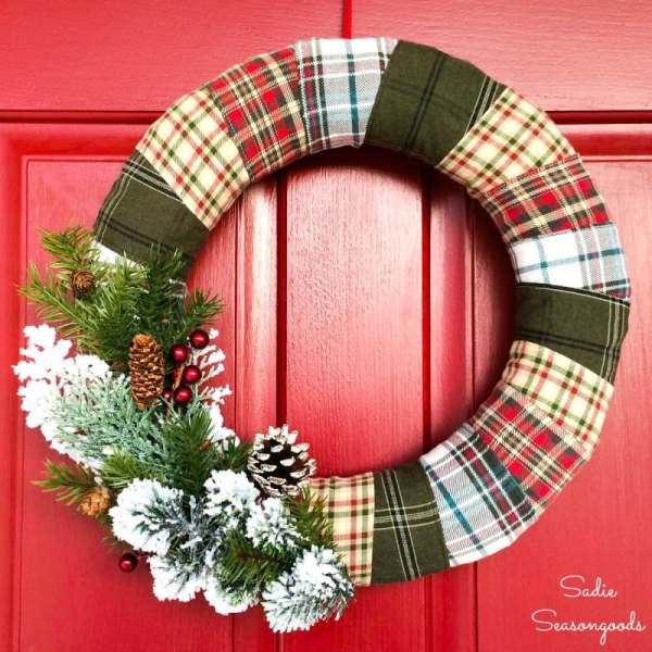15 DIY Christmas Wreath Ideas (Part 1) - DIY Christmas Wreath Ideas, Diy Christmas Wreath, DIY Christma