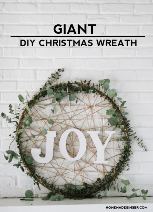 15 DIY Christmas Wreath Ideas (Part 1) - DIY Christmas Wreath Ideas, Diy Christmas Wreath, DIY Christma