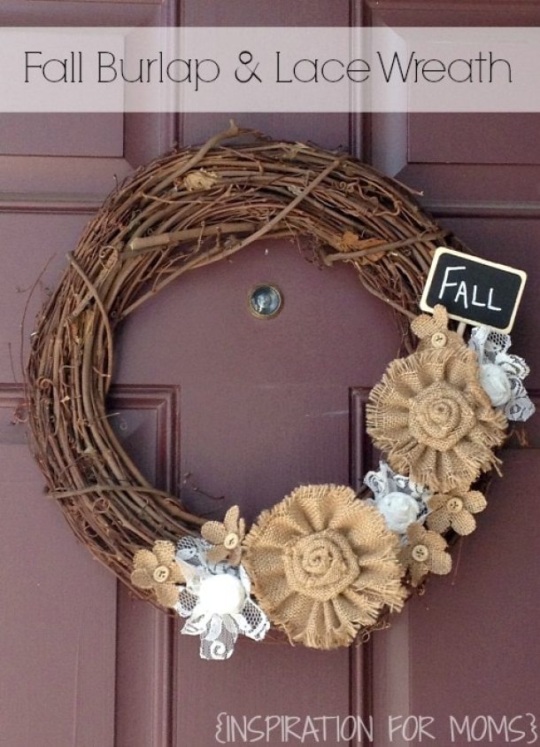 15 Great DIY Fall Farmhouse Wreaths - Fall Farmhouse Wreaths, DIY Fall Wreaths, DIY Fall Farmhouse Wreaths
