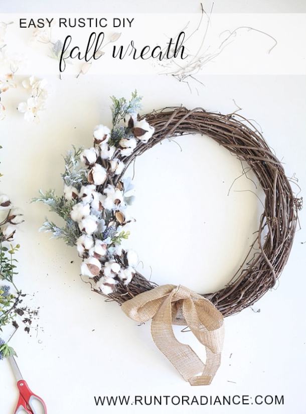 15 Great DIY Fall Farmhouse Wreaths - Fall Farmhouse Wreaths, DIY Fall Wreaths, DIY Fall Farmhouse Wreaths