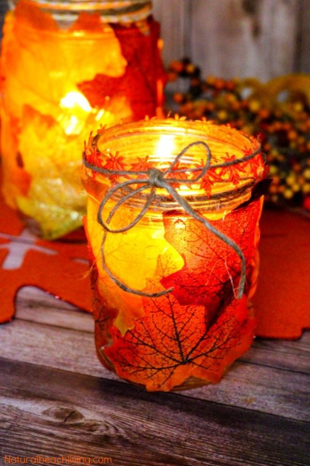 15 DIY Mason Jar Crafts For The Fall Season (Part 1) - fall DIY Mason Jar Crafts, DIY Mason Jar Crafts For The Fall Season, diy mason jar, DIY Fall Decorations, diy fall decor