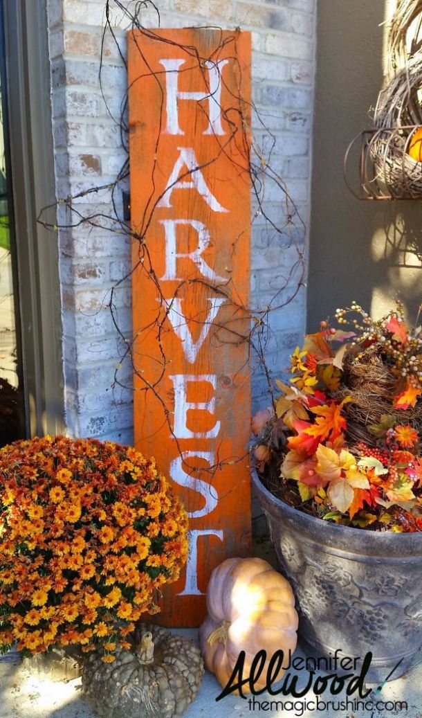 15 Cheap and Easy Fall Porch Decor Ideas (Part 2) - Fall Porch Decor Ideas, fall porch decor, DIY Fall Porch Decor Ideas