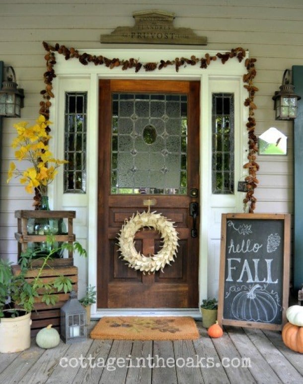 15 Cheap and Easy Fall Porch Decor Ideas (Part 1) - Fall Porch Decor Ideas, DIY Fall Porch Decor Ideas, DIY Fall Porch