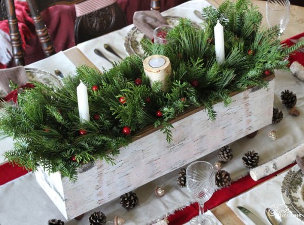 15 Best DIY Christmas Centerpieces (Part 3) - DIY Christmas Centerpieces, Diy Christmas, diy centerpiece, Christmas Centerpieces