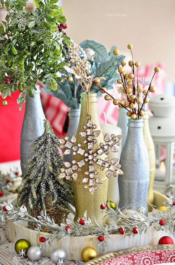 15 Best DIY Christmas Centerpieces (Part 3) - DIY Christmas Centerpieces, Diy Christmas, diy centerpiece, Christmas Centerpieces