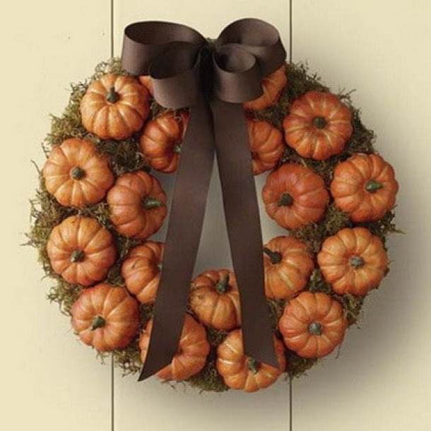 15 Farmhouse and Rustic DIY Thanksgiving Wreaths - DIY Thanksgiving Wreaths Ideas, DIY Thanksgiving Wreaths