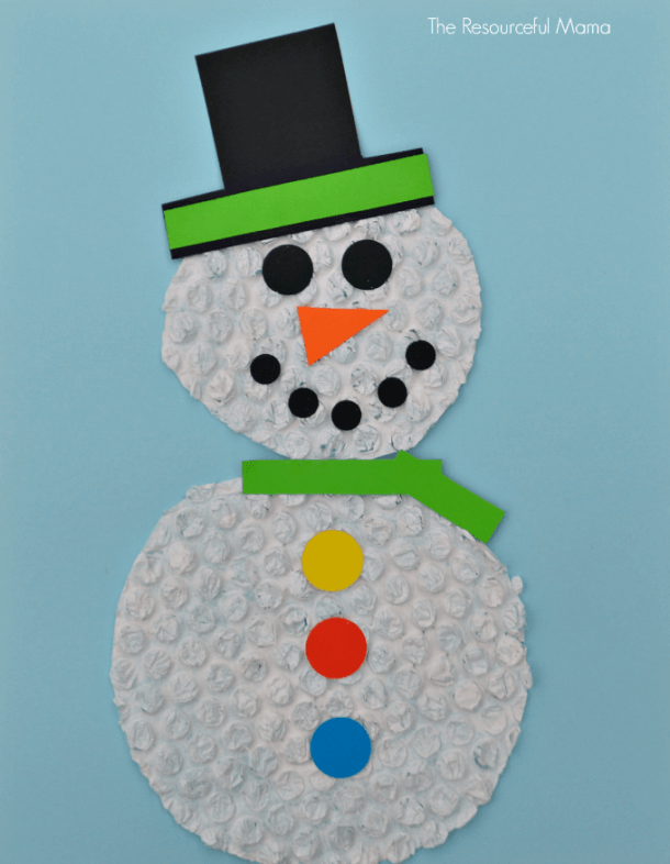 15 Easy and Cute Snowman Crafts for Kids to Make - Snowman Crafts for Kids, snowman crafts, diy snowman, 15 Cute Snowman Craft and Food Ideas