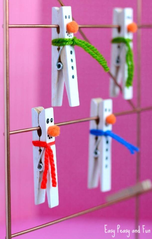 15 Easy and Cute Snowman Crafts for Kids to Make - Snowman Crafts for Kids, snowman crafts, diy snowman, 15 Cute Snowman Craft and Food Ideas