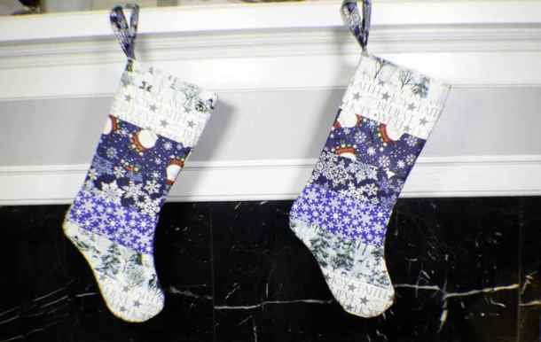 15 Easy Handmade Christmas Stockings (Part 2) - DIY Christmas Stocking Ideas, Diy Christmas stocking, Christmas Stockings