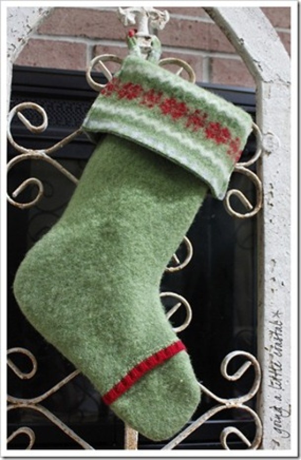 15 Easy Handmade Christmas Stockings (Part 1) - DIY Christmas Stocking Ideas, Diy Christmas stocking, Christmas Stockings