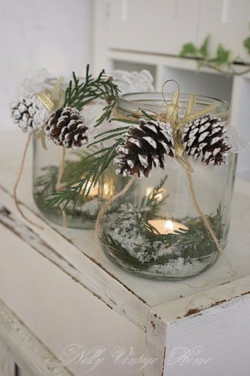 15 DIY Rustic Holiday Candles and Luminaries - DIY Rustic Luminaries, DIY Rustic Holiday Candles and Luminaries, DIY Rustic Holiday, DIY Halloween Lanterns And Luminaries, DIY Candles and Luminaries